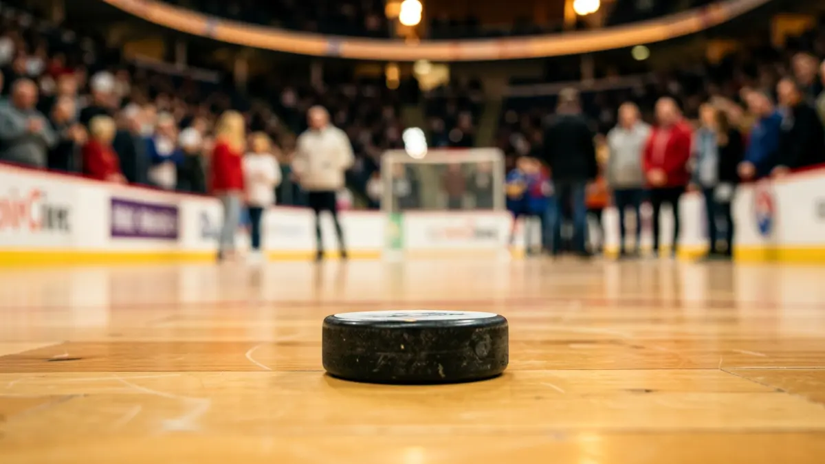 Generic image of a roller hockey puck.