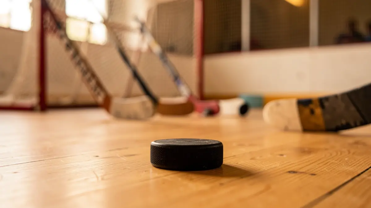 Generic image of a roller hockey game.