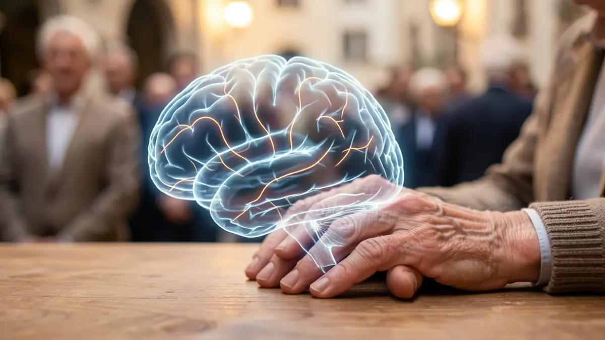 Generic image of a brain with highlighted neural connections.