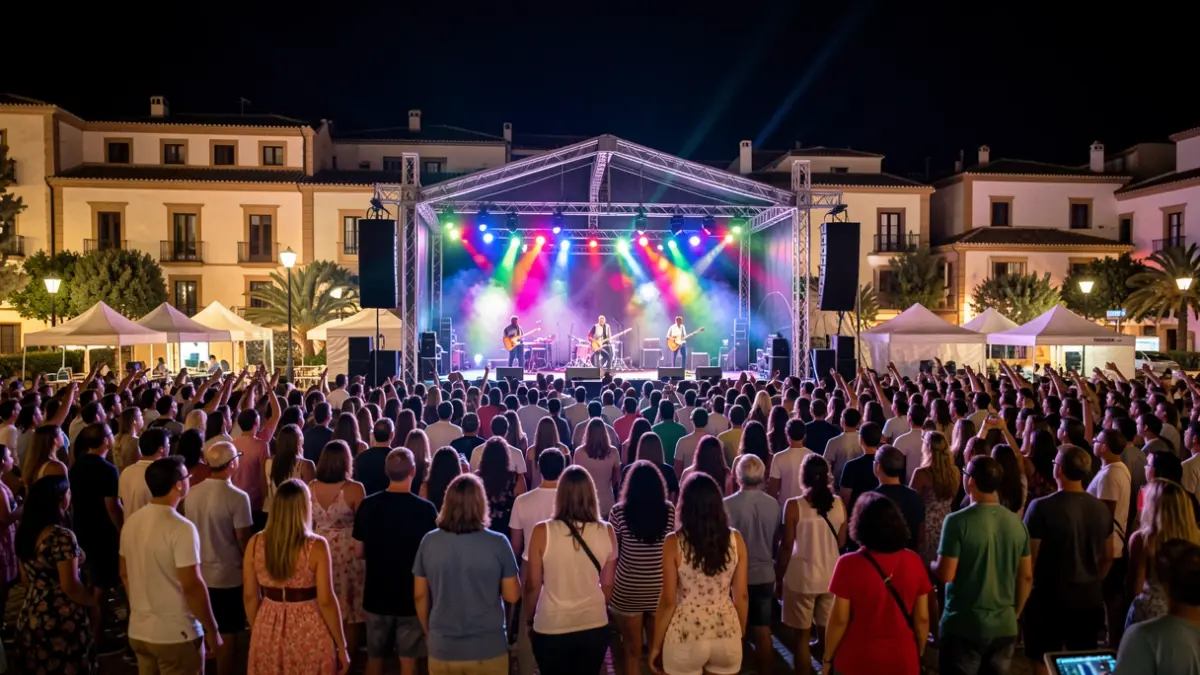 Generic image of an outdoor music festival in Cambrils.