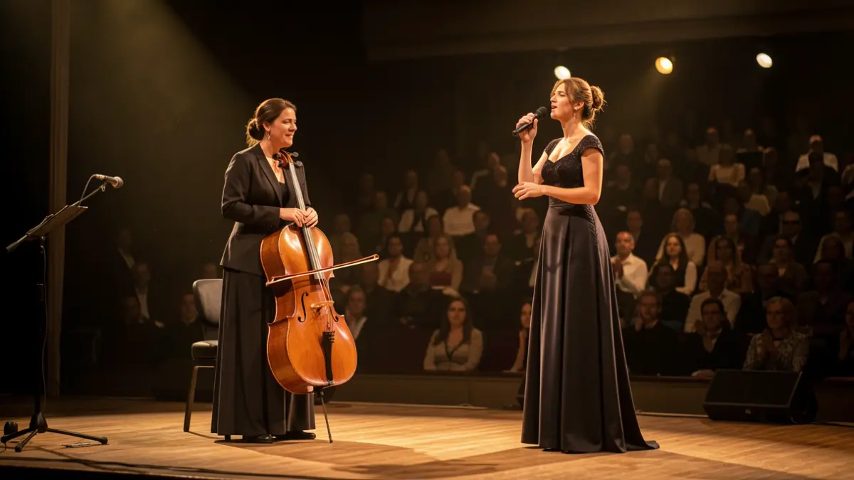 Imagen genérica de un concierto de música clásica.