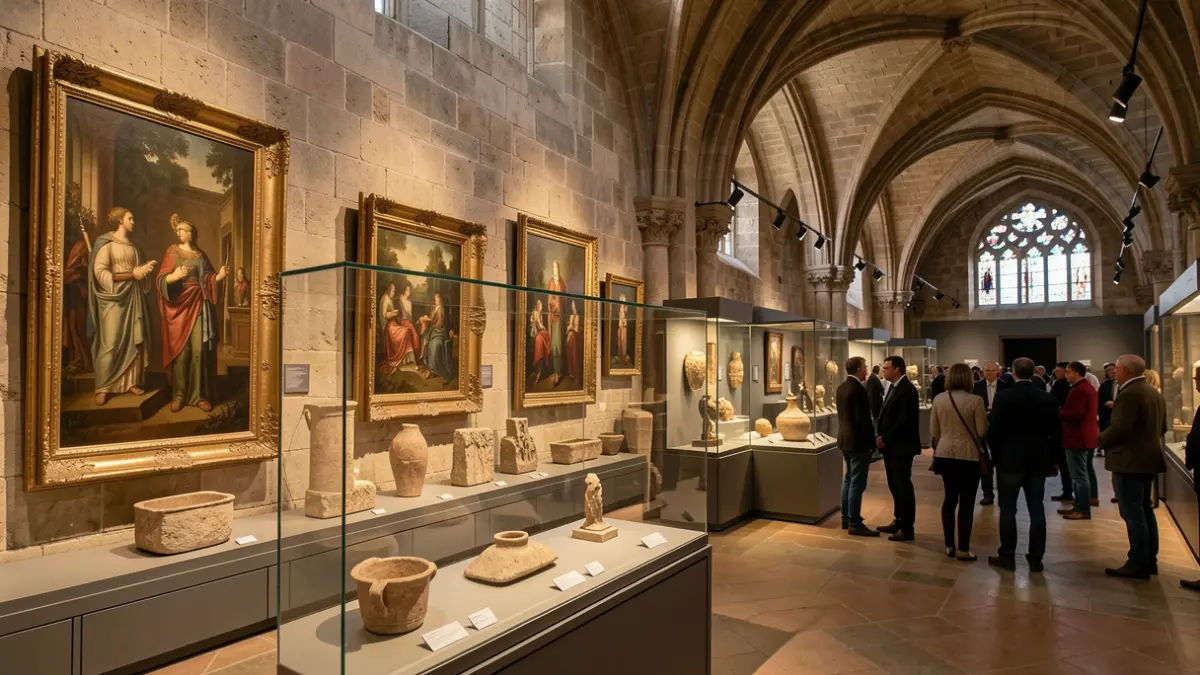 Generic image of a medieval art exhibition.