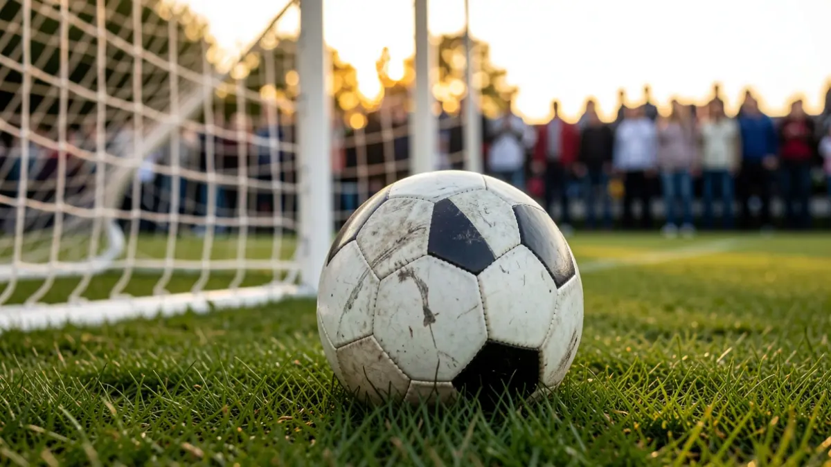 Imagen genérica de un balón de fútbol sobre césped.