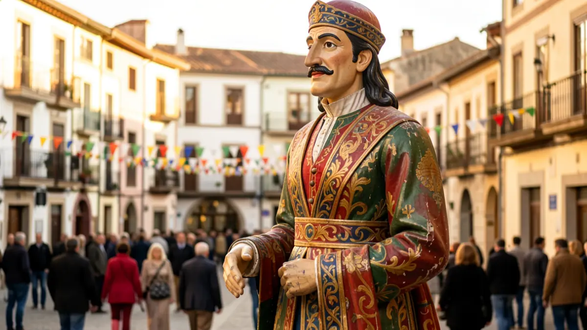Generic image of a restored Catalan festival giant.