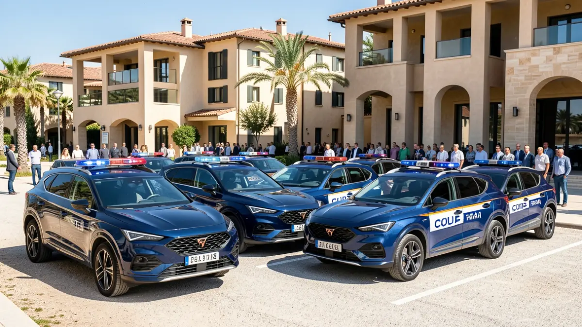 Nova flota de vehicles policials dels Mossos d'Esquadra.