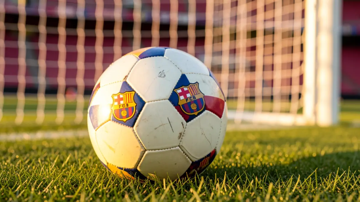 Imatge genèrica d'una pilota de futbol sobre gespa.