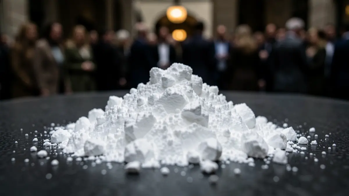 Imatge genèrica de cocaïna en pols.