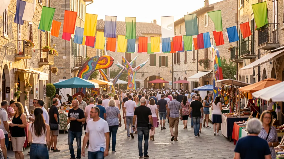 Imatge genèrica d'un festival cultural a l'aire lliure.