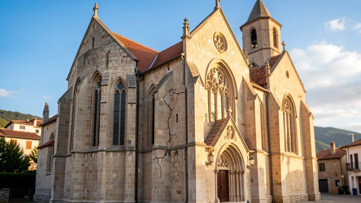 Imatge genèrica de l'església de Sant Llorenç de Das després de les obres de rehabilitació.