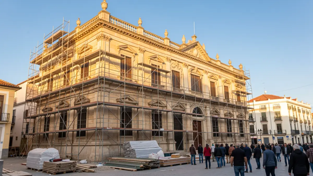 Generic image of a historic building under renovation in Tarragona.
