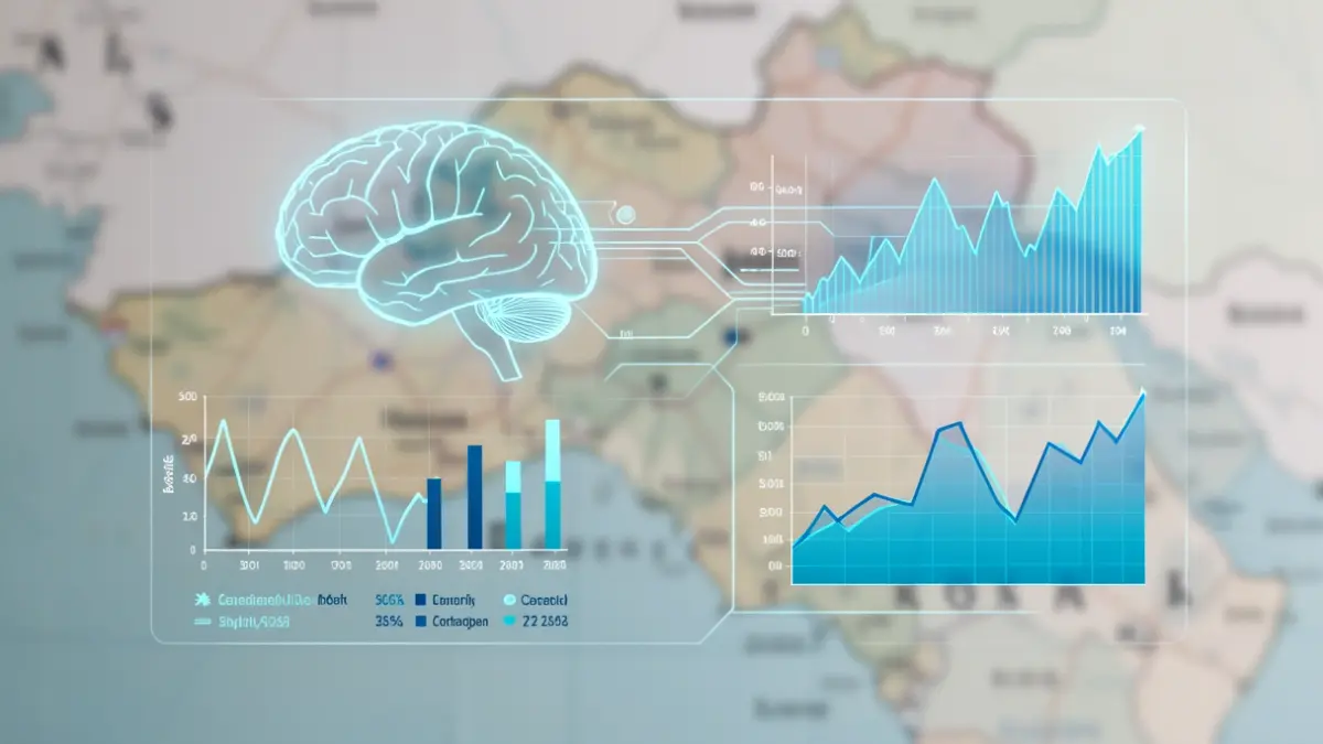 Imatge genèrica d'intel·ligència artificial analitzant dades per identificar habitatges buits.