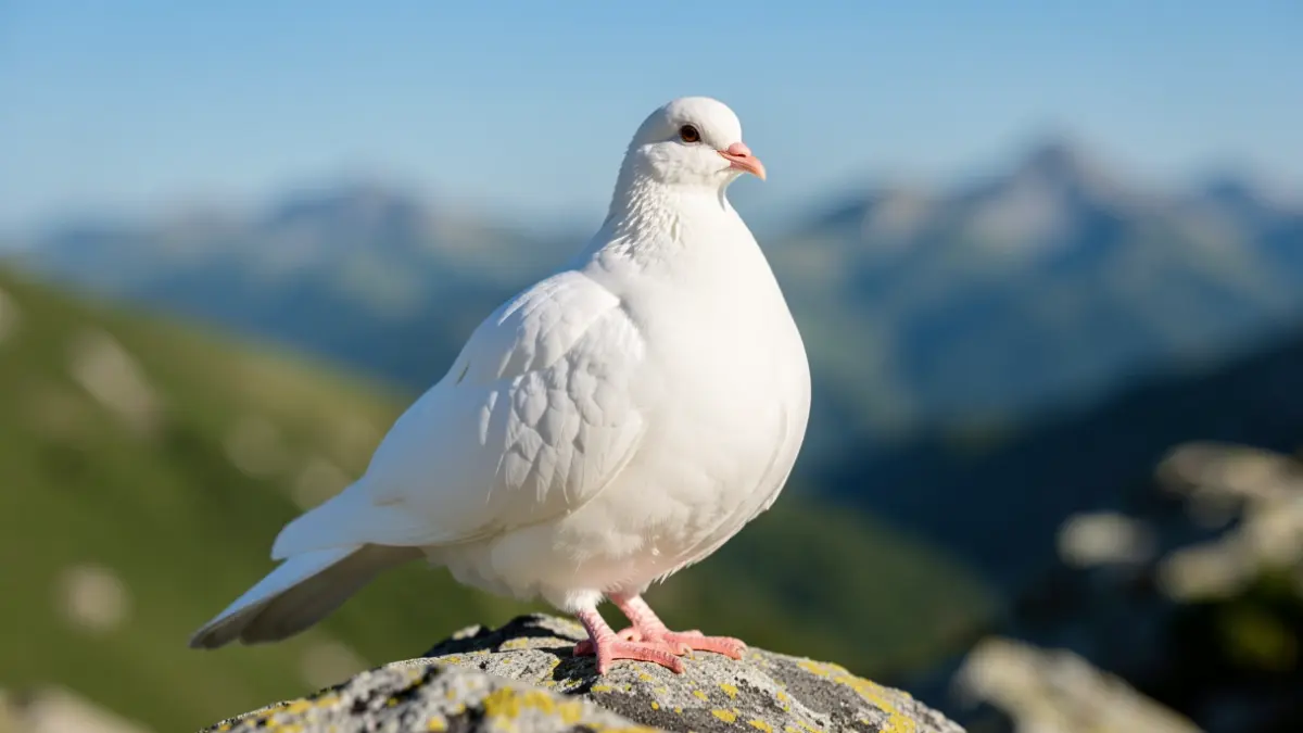 Imatge genèrica de perdiu blanca a les muntanyes del Pirineu.