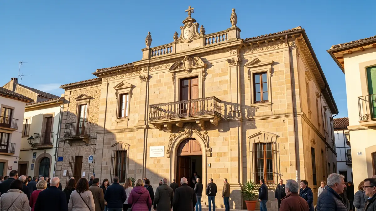 Ayuntamiento de La Ràpita durante las Jornadas Culturales.