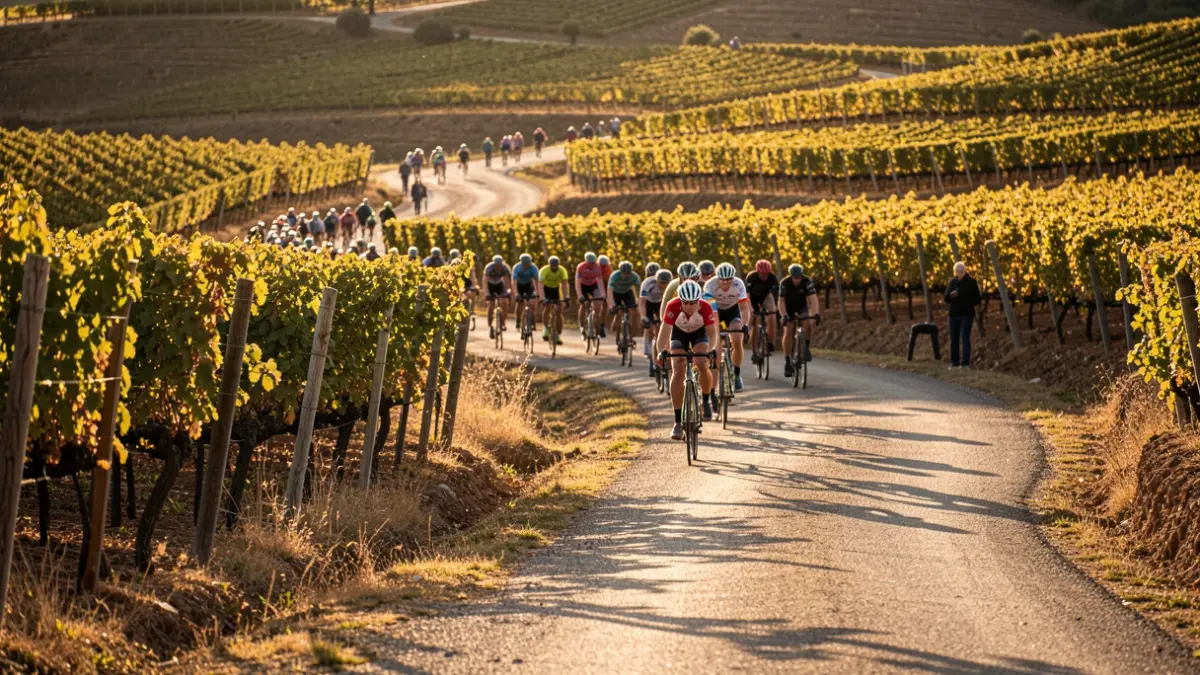 Generic image of a cycling stage in Catalunya.