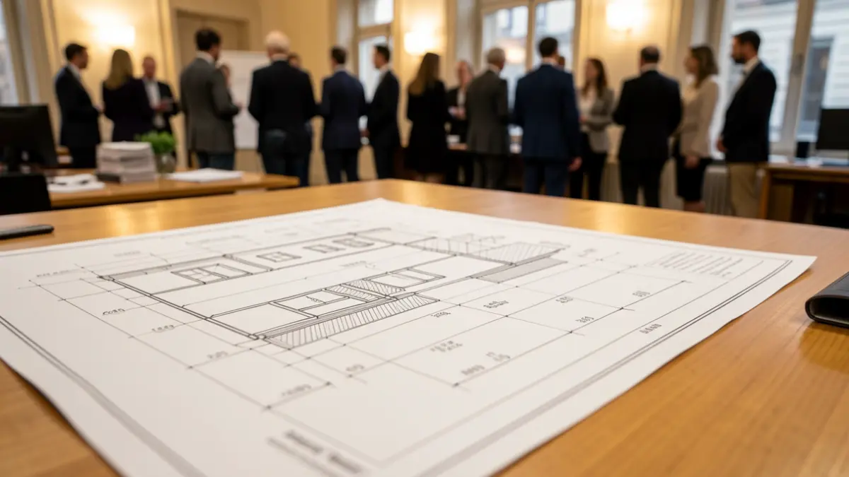Generic image of technical drawings and calculations.