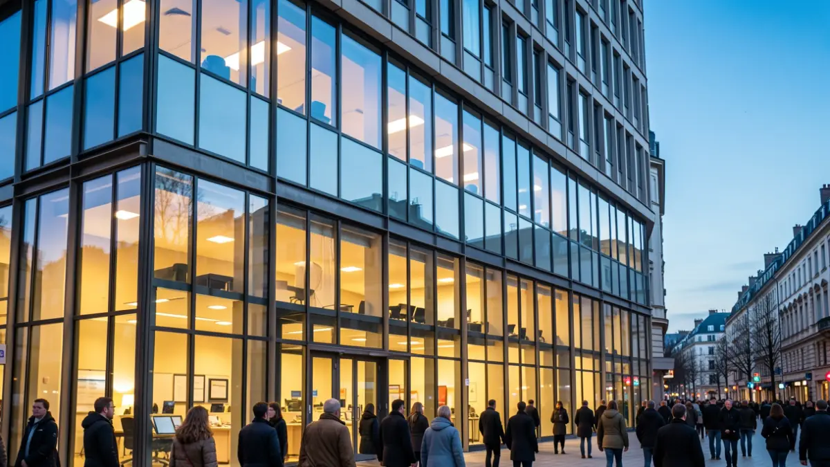 Generic image of a modern administrative building.