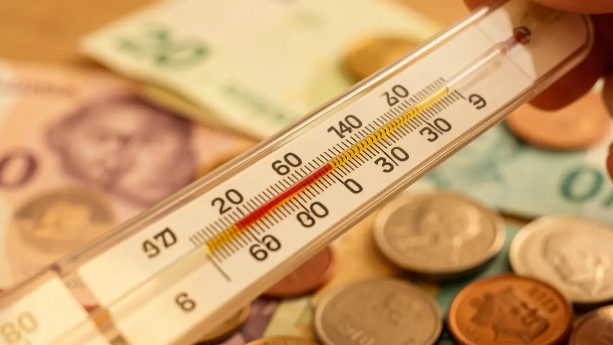 Generic image of a thermometer indicating rising prices.