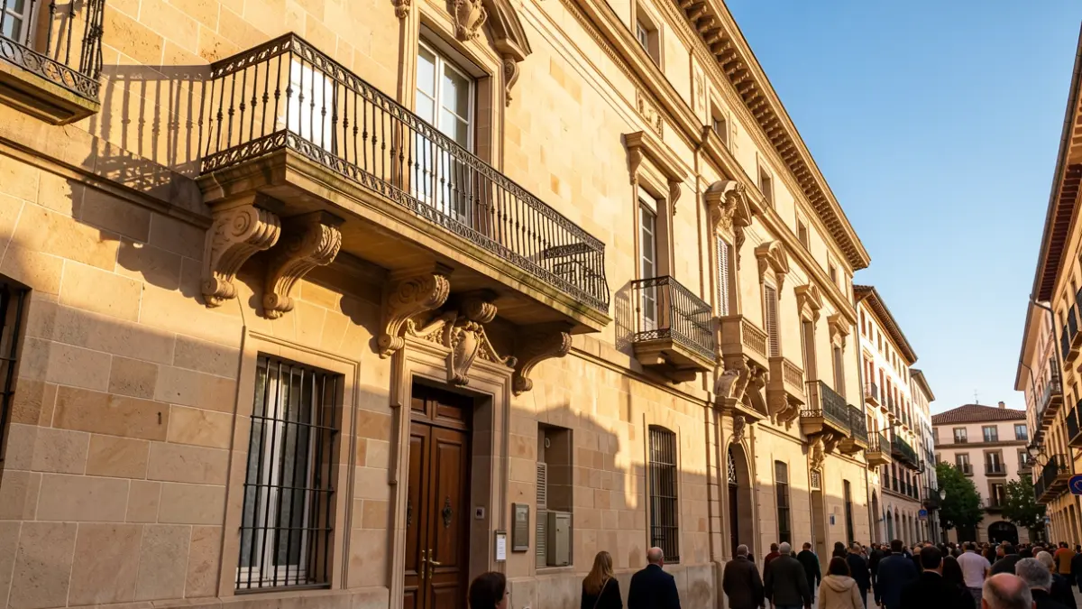 Generic image of a Catalunya town hall facade.