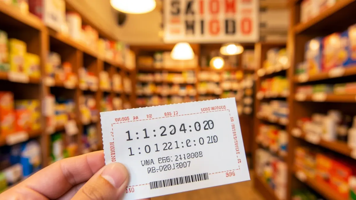 Imatge genèrica d'un bitllet de loteria premiat.