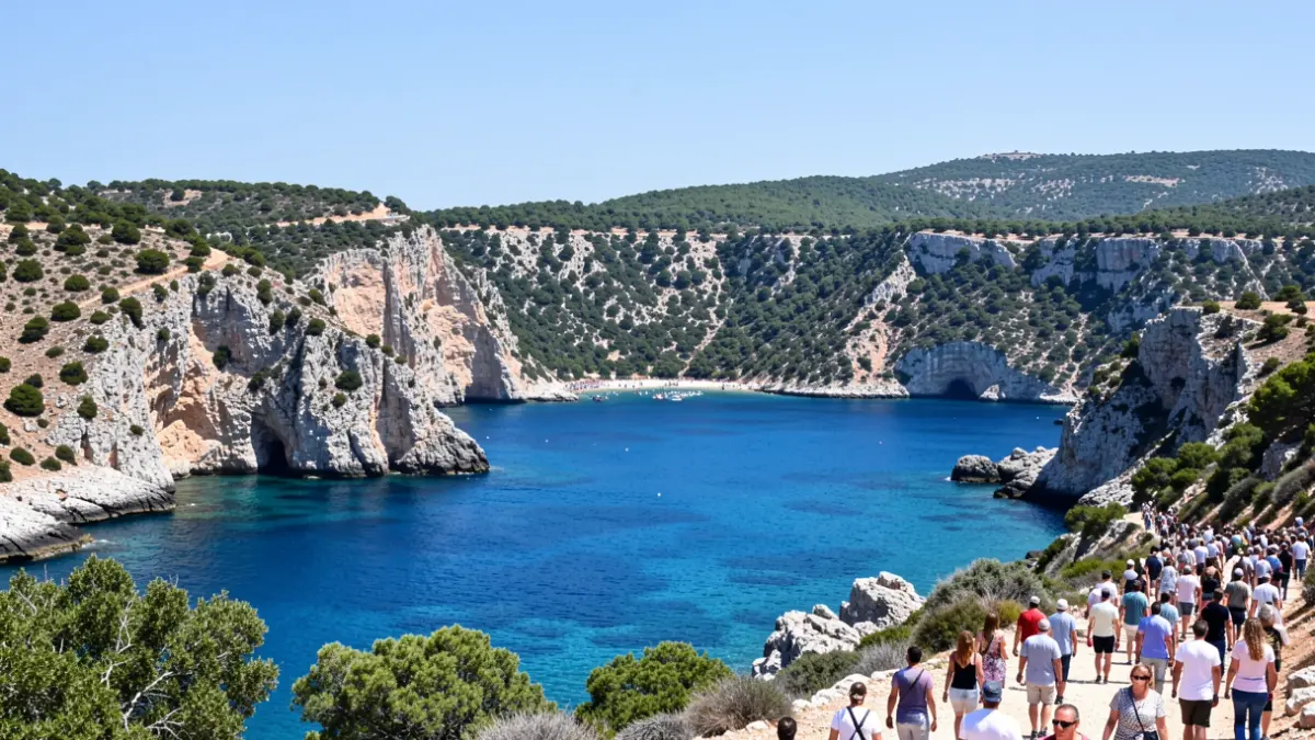 Vista del Parc Natural del Montgrí, les Illes Medes i la costa del Baix Ter.