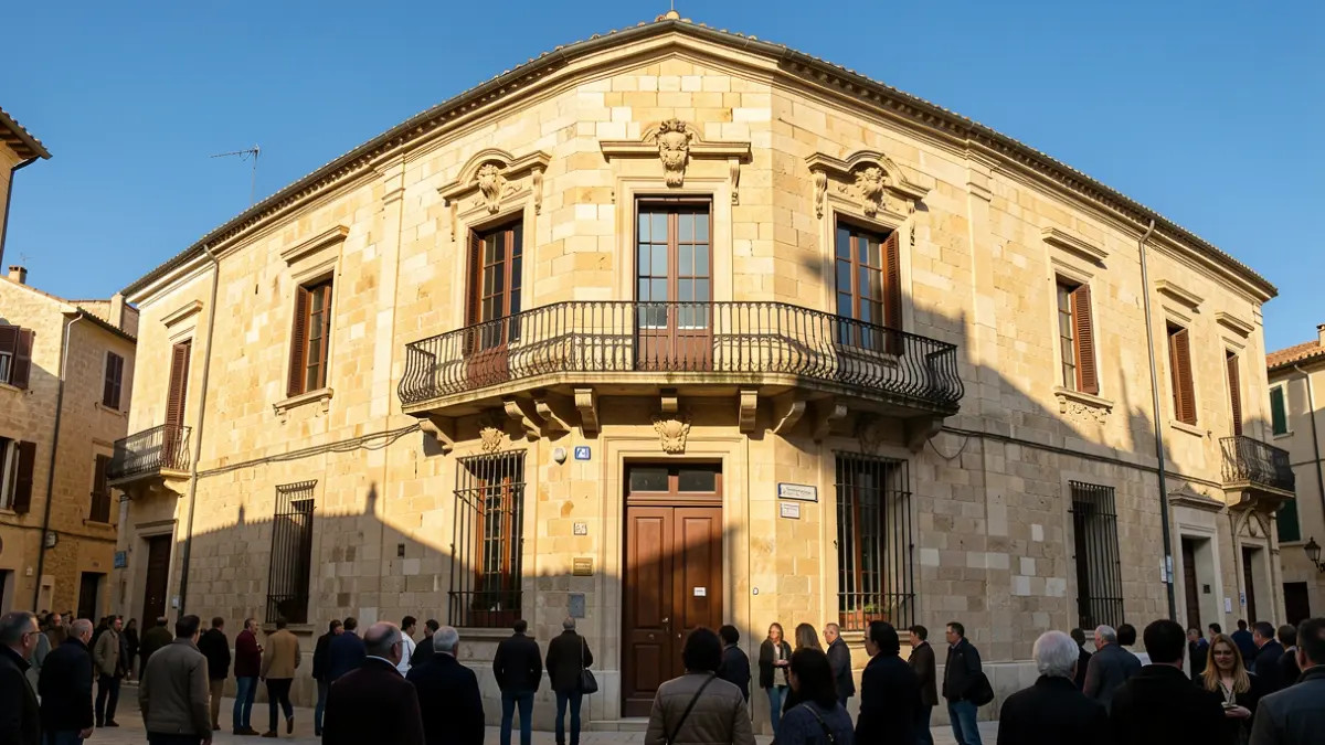 Façana de l'Ajuntament de Vandellòs i l'Hospitalet de l'Infant.