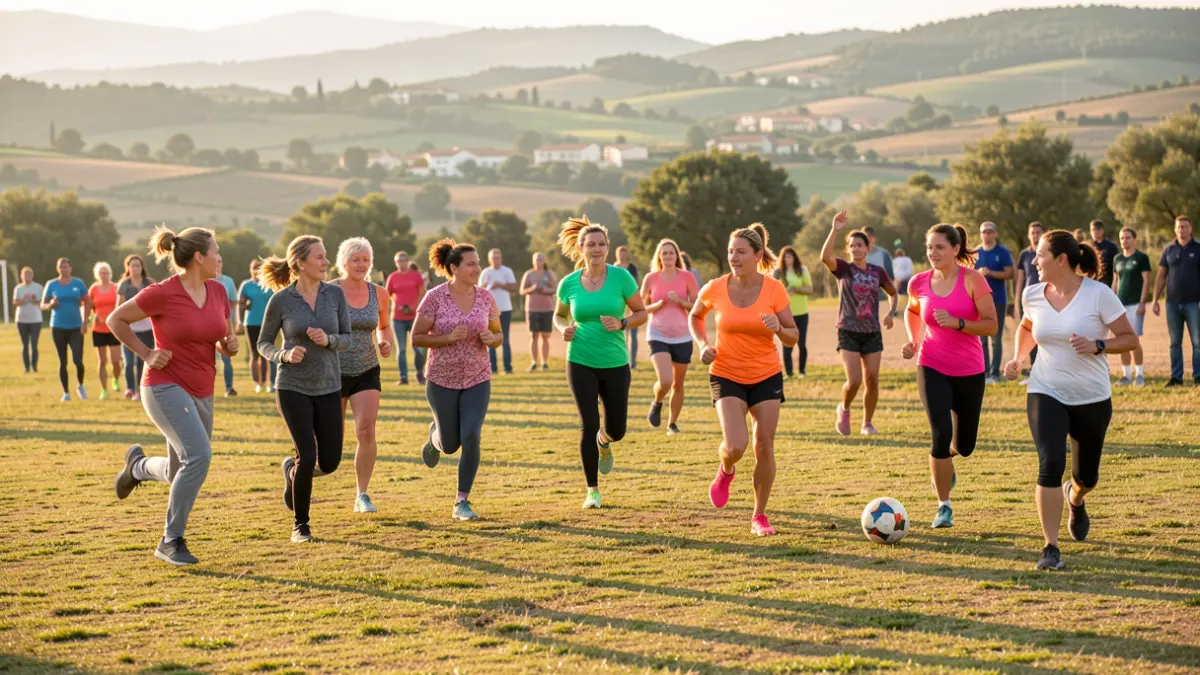 Dones de diverses edats i disciplines esportives al Lluçanès.