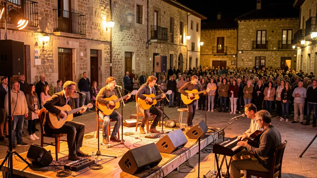 Generic image of an outdoor concert in Catalunya.
