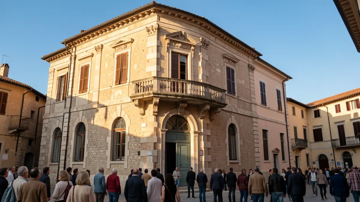 Imagen genérica de la fachada de un ayuntamiento mediterráneo.