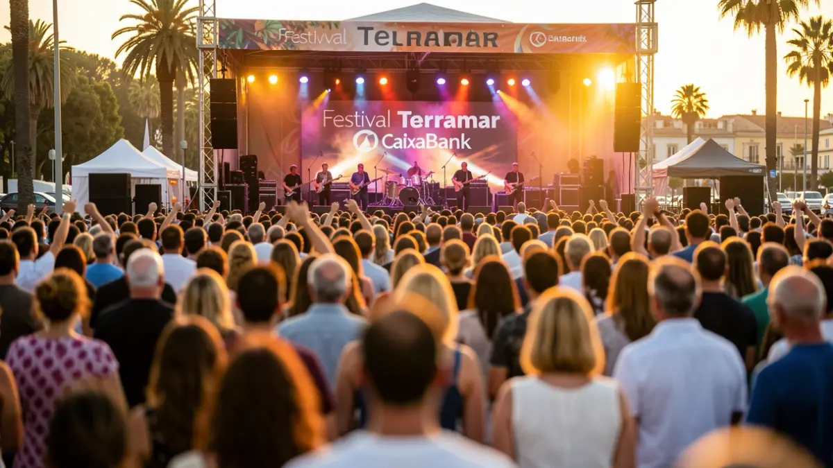 Imatge genèrica d'un concert al Festival Terramar CaixaBank.