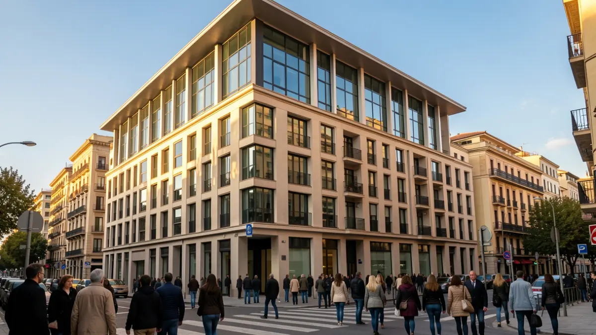 Generic image of an office building in Barcelona.