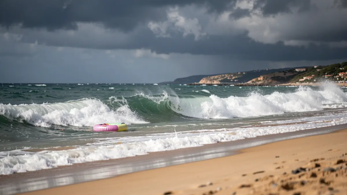 Imatge genèrica d'un temporal marítim amb onades i vent fort.