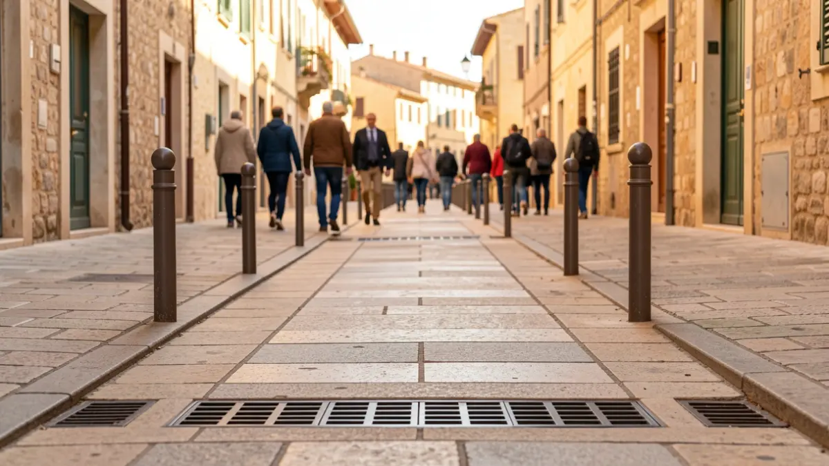 Imatge genèrica d'un carrer renovat a Vilallonga de Ter.