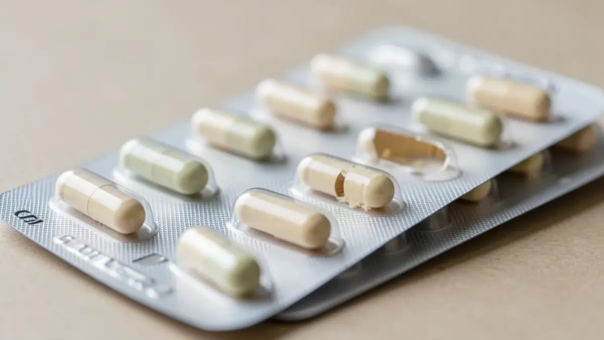 Generic image of medication capsules with packaging suggesting scarcity.