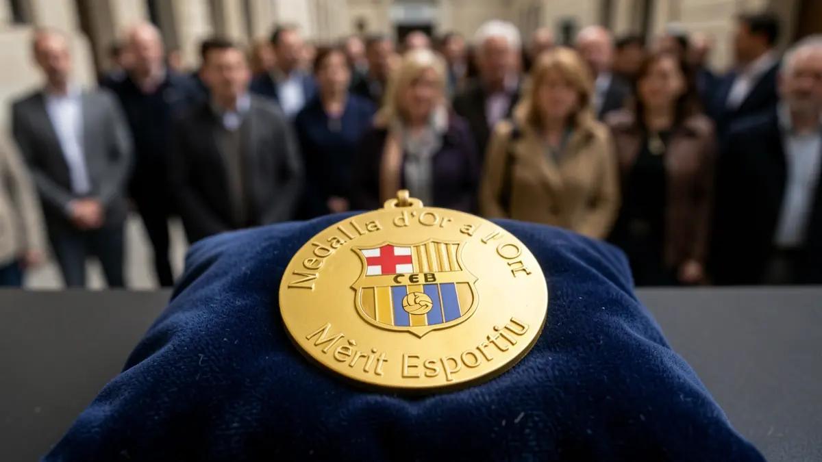 Medalla d'Or al Mèrit Esportiu de Barcelona.