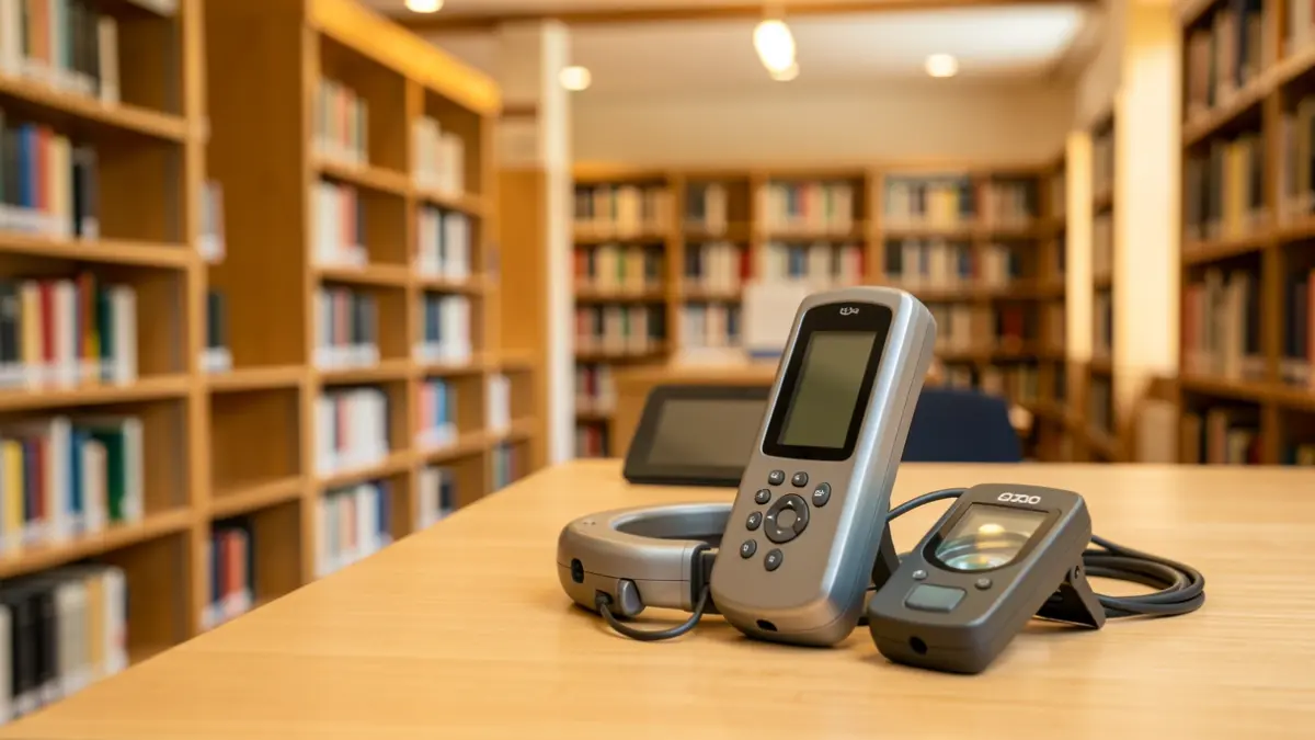 Generic image of accessibility technology in a library.