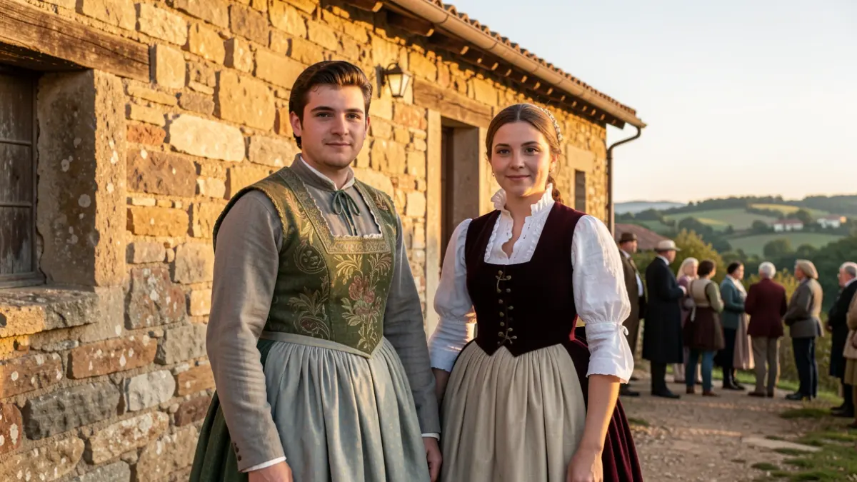 Imatge genèrica de l'hereu i la pubilla de Calonge de Segarra a FirAnoia.