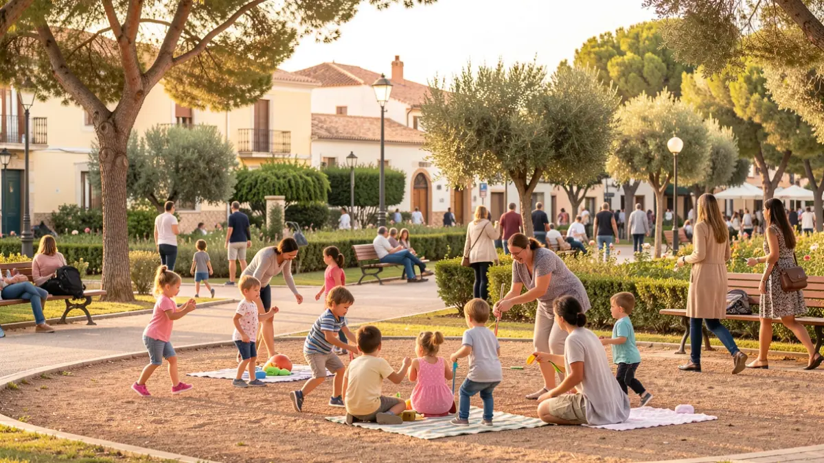 Imatge genèrica d'una jornada familiar i lúdica en un parc de Cambrils.