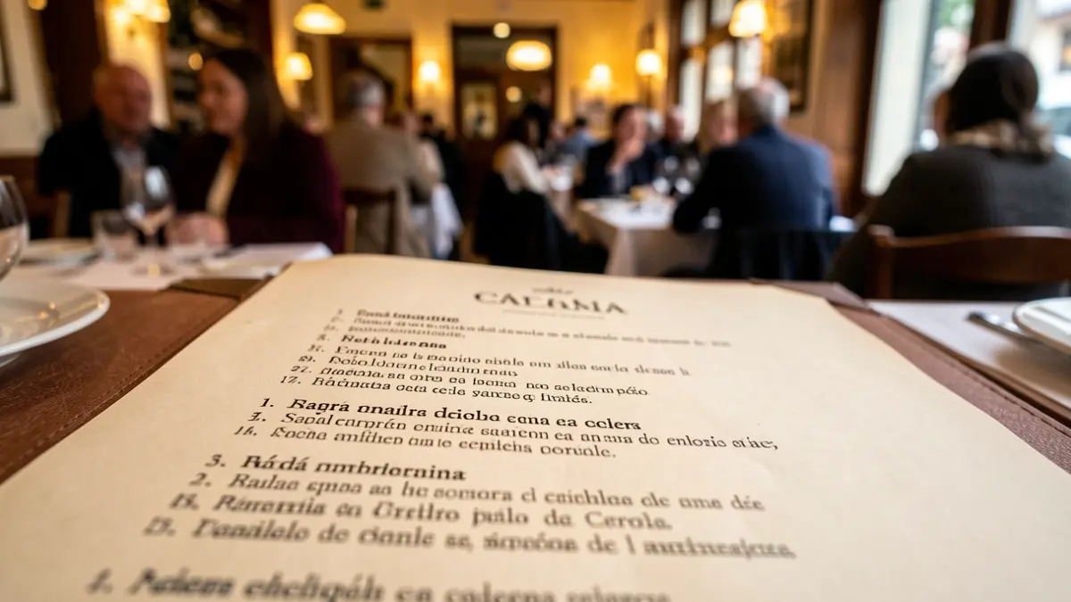 Imatge genèrica d'un menú en català.