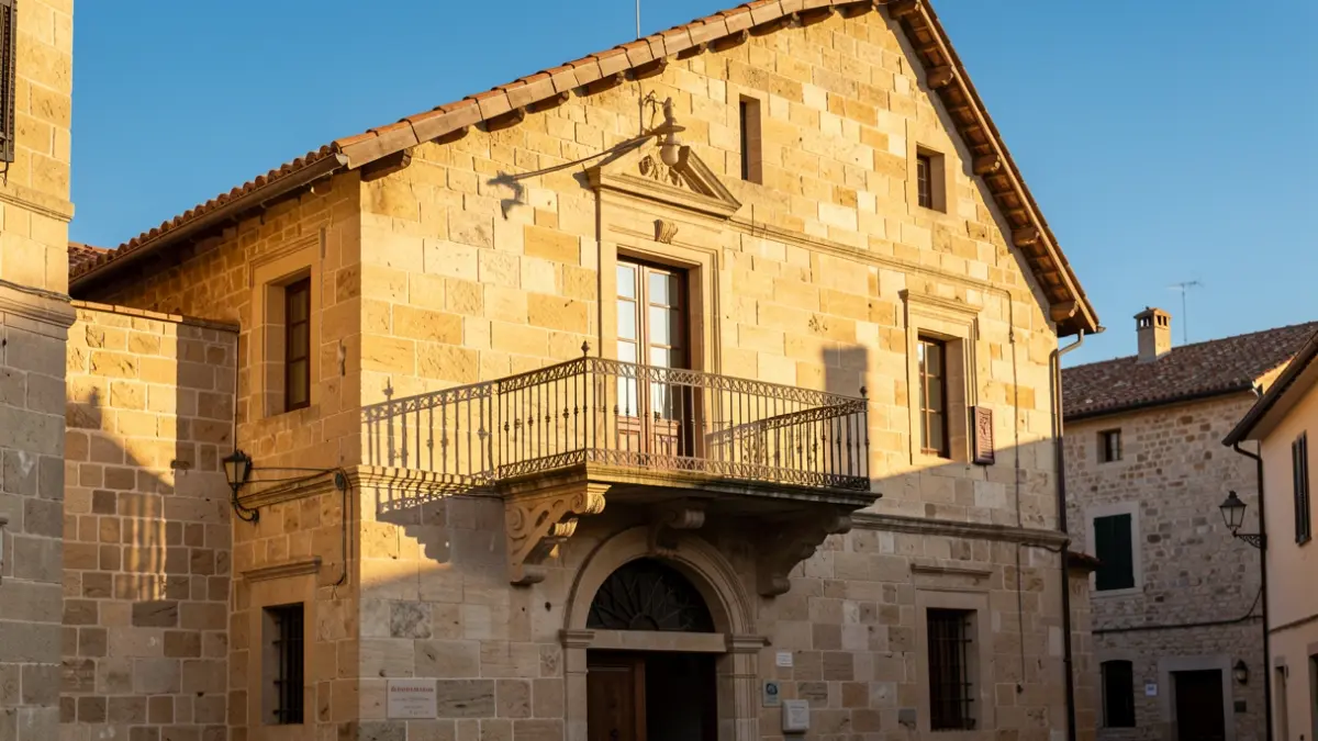 Ayuntamiento de Castelló d'Empúries durante la Diada Nacional de Catalunya.