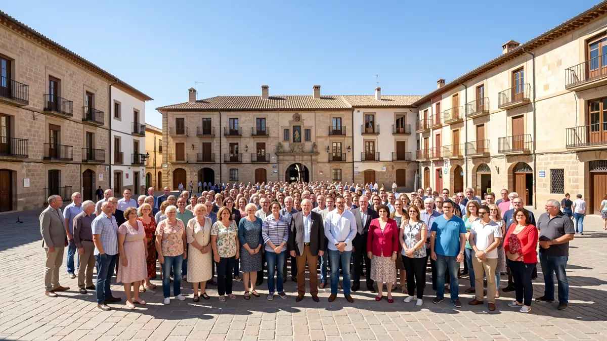 Imagen genérica del encuentro de vecinos de diferentes municipios con el nombre de Cervera.
