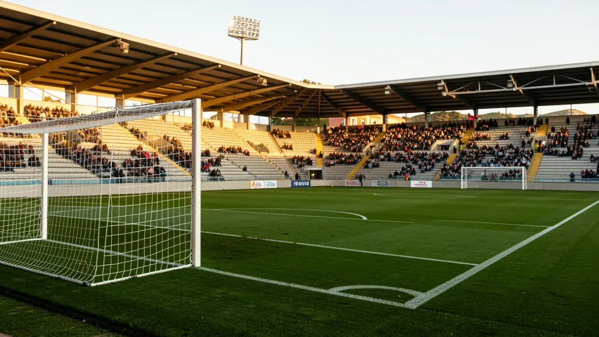 Imatge genèrica d'un camp de futbol a Caldes de Montbui.