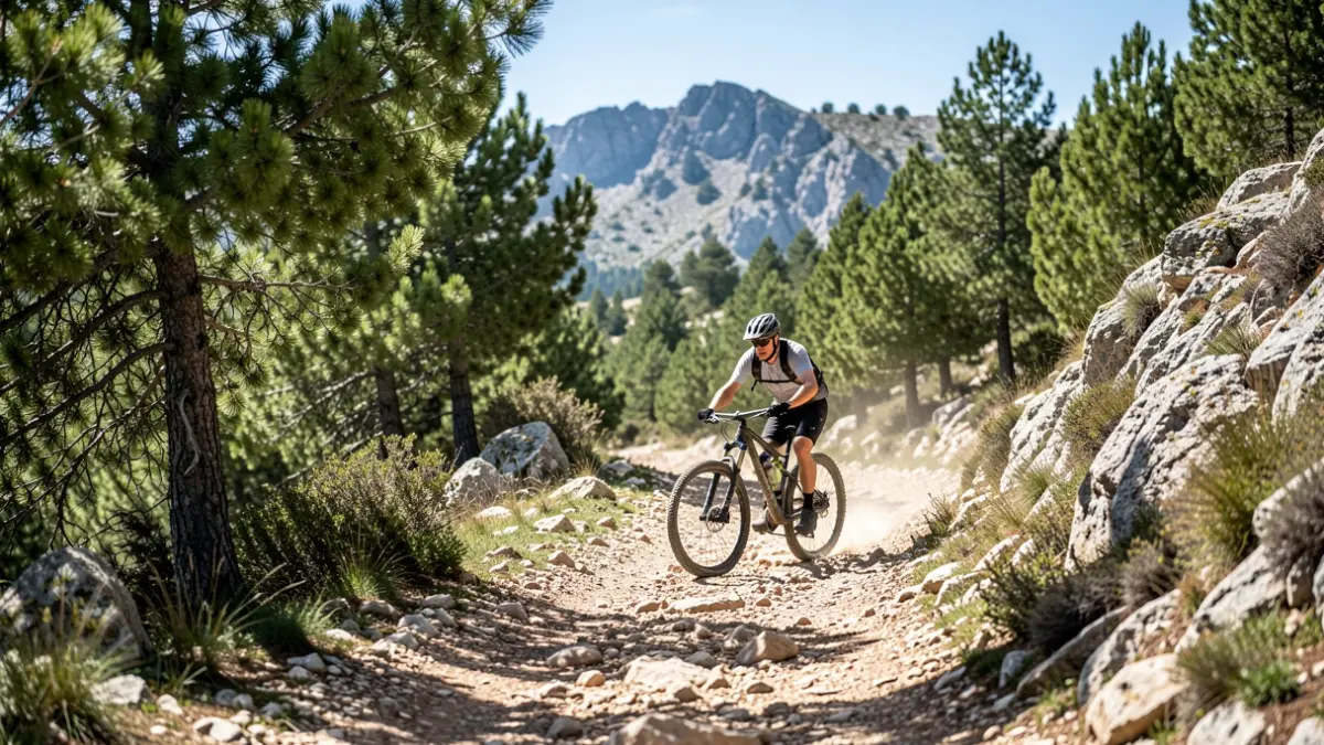 Accident-prone mountain trail in Catalunya.
