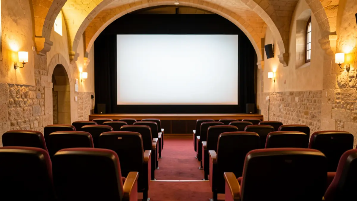 Imatge genèrica d'un cinema amb seients buits.