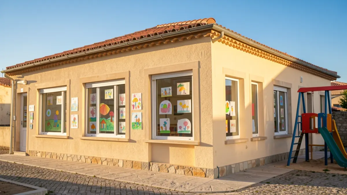 Generic image of a municipal nursery school in Catalonia.