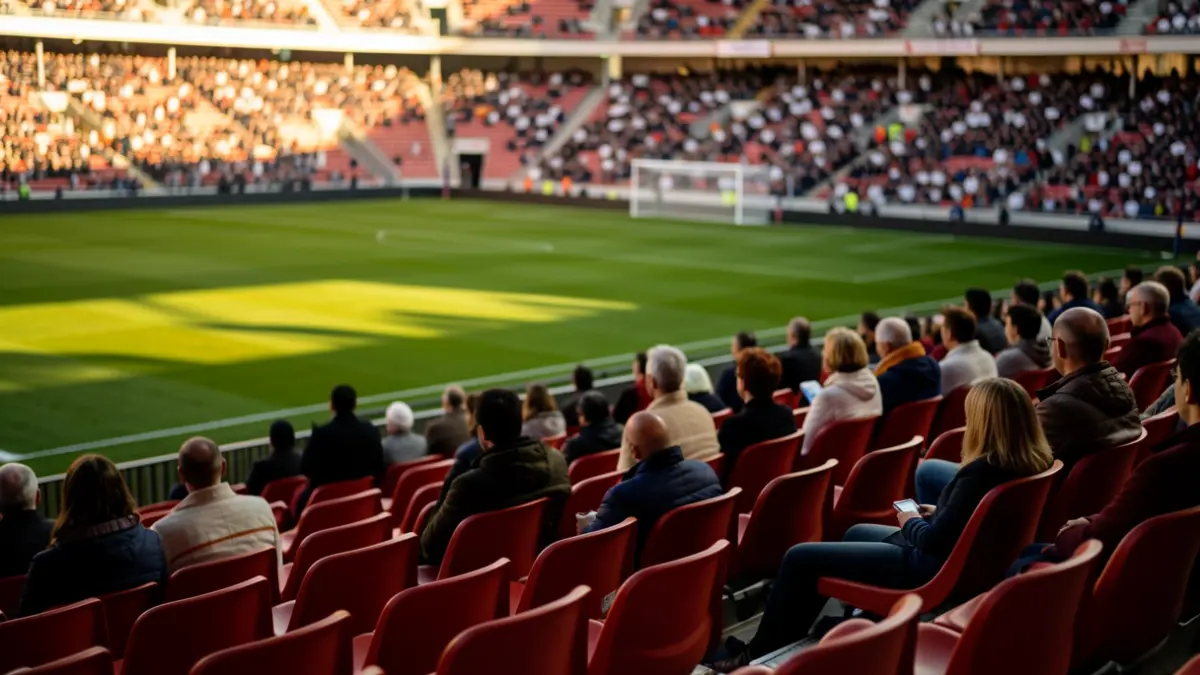 Imagen genérica de un estadio de fútbol vacío.