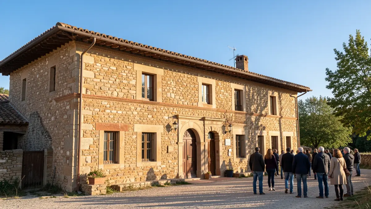 Imagen genérica de la masia de Cal Badell, declarada Bien de Interés Cultural.