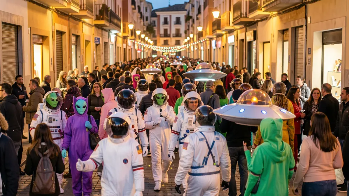 Generic image of a popular festival with themed costumes.