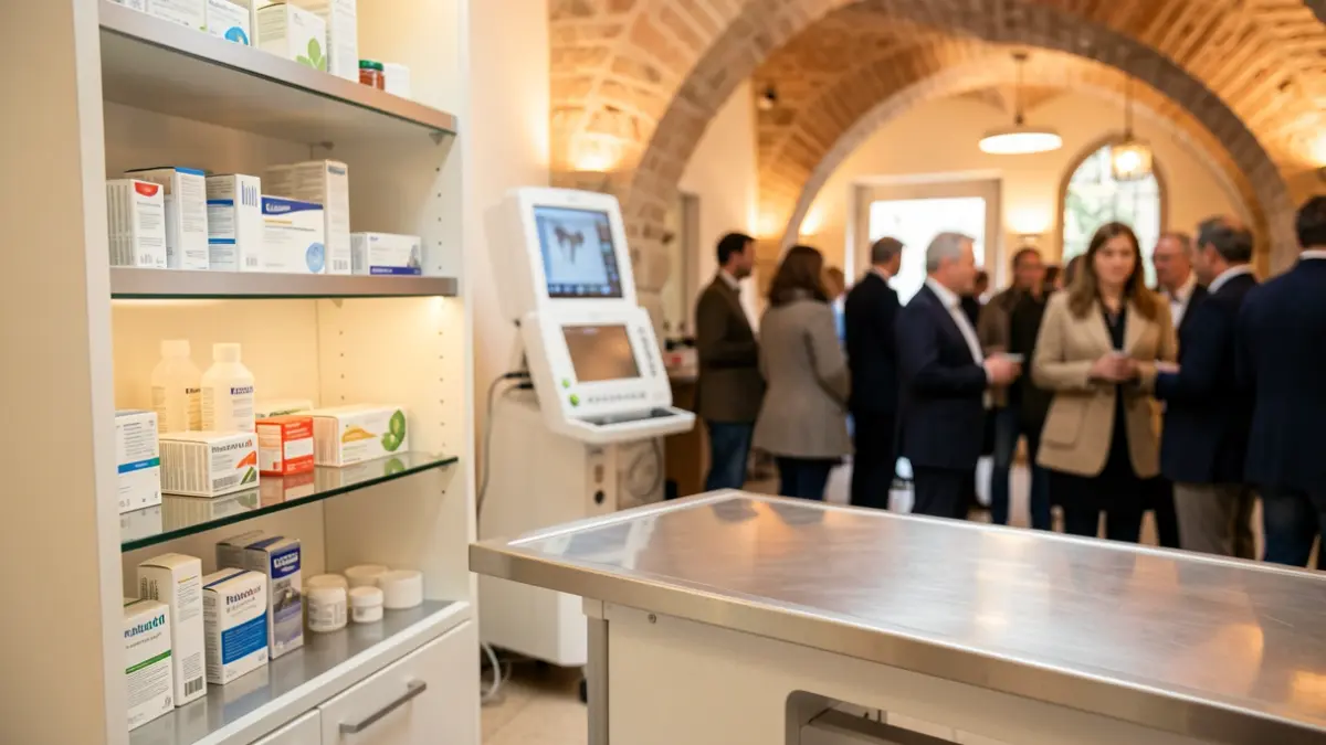 Generic image of a modern veterinary clinic in Catalonia.