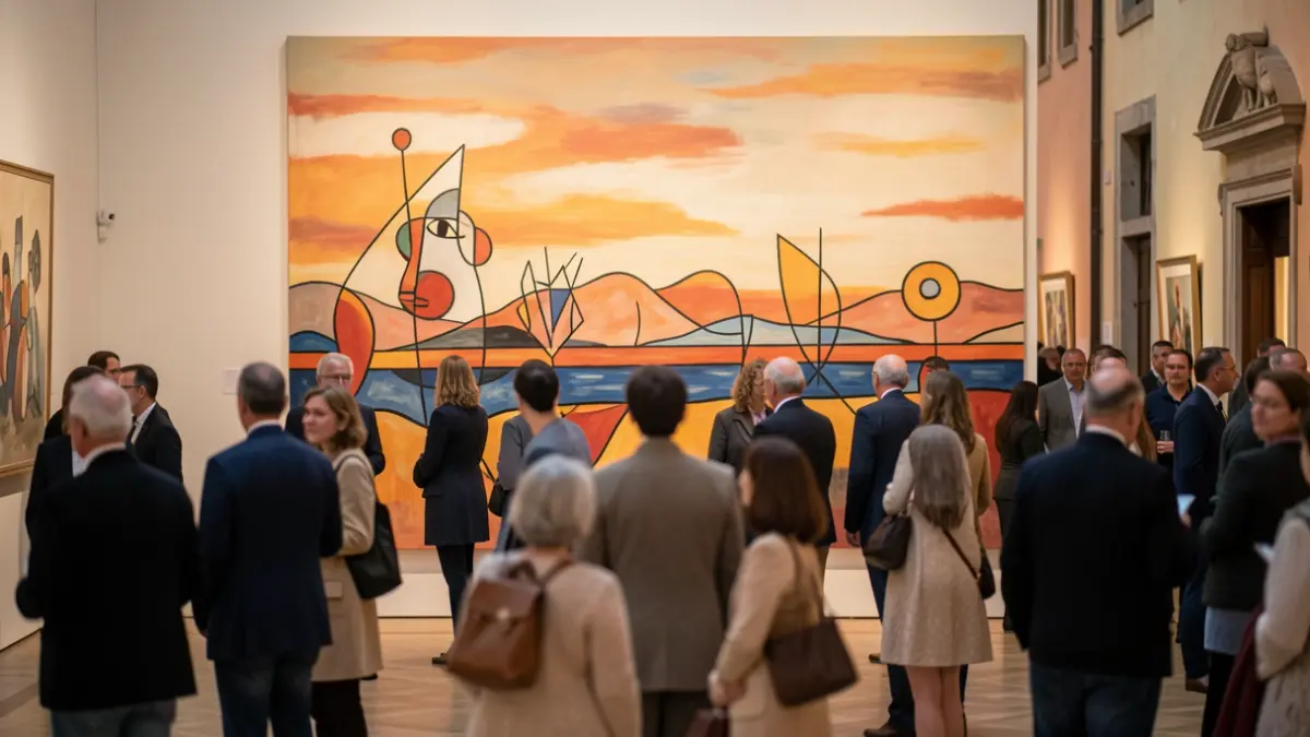 Generic image of an artwork inspired by Miró and Urgell.