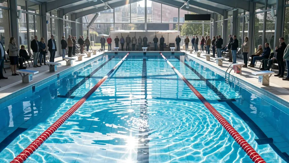 Imatge genèrica d'una piscina de waterpolo.